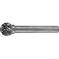 tecwerk Frässtift KUD D.10 mm Kopf-L.9 mm Schaft-D.6 mm HM Verz.Kreuz