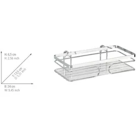 Wenko Premium Duschkorb Edelstahl