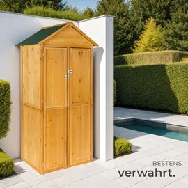 Tectake Geräteschrank 0,81 x 0,60 m Braun
