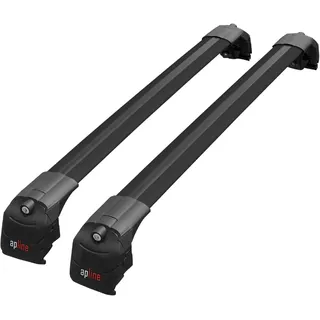 RE&AR Tuning Kompatibel mit Ford Kuga 3 (CX482) 2020-2025 ACE-2 Relingträger Dachträger Auto Gepäckträger Schwarz Aluminium 2 Stangen
