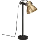 vidaXL Schreibtischlampe 25 w Antik-Messing 15x15x55 cm E27