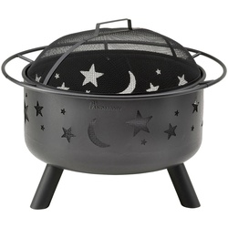 Landmann Feuerkorb 11811 Stars & Moon rund 75cm schwarz
