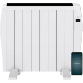 Cecotec Flachheizkörper mit Wi-Fi-Steuerung ReadyWarm 1800 Thermal Connected. 1200 W, 8 Rippen, LED-Bildschirm, Fernbedienung, programmierbarer Timer, Temperaturwahl, 15 m2 Abdeckung