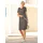 Classic Basics Jerseykleid Shirtkleid Mehrfarbig Braun 44