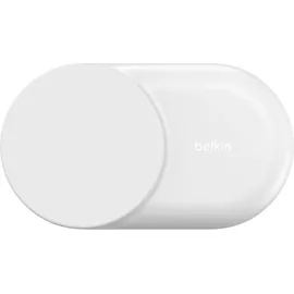 Belkin UltraCharge faltbare magnetische 3-in-1-Ladestation mit Qi2 25W weiß, rund