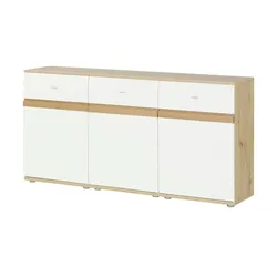 Sideboard  Binz , weiß , Maße (cm): B: 135 H: 90 T: 40