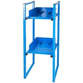 ADB Fassregal für 2x 60 Liter-fässer, Lichtblau RAL 5012