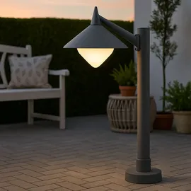 WOFI Außen Steh Stand Lampe (379401500500) grau