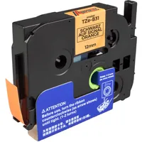 Ampertec P-Touch Band kompatibel zu TZe-B31 schwarz auf signal