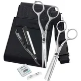 Tondeo Spider Scheren Set Offset 5,5 Zoll +Klingen +Messer+Tasche 5845