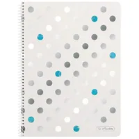 Herlitz Spiralblock A4 Pure Glam kariert
