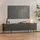 [en.casa] Nand TV-Lowboard 180 x 35 x 51 cm Schwarz Metall/Spanplatte