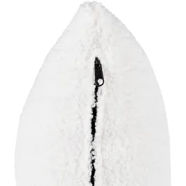 Beliani Sofa 4-Sitzer Veng Bouclé cremeweiß