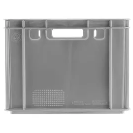 Buri Aufbewahrungsbox E3 60 x 40 x 30 cm 2-tlg. grau
