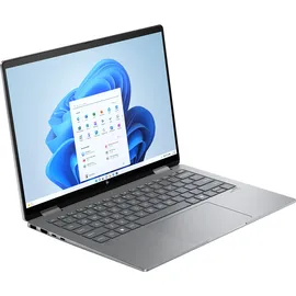 HP Envy x360 2-in-1 14-fa0152ng, Meteor Silver, Ryzen 5 8640HS, 16GB RAM, 512GB SSD, DE (A28R2EA#ABD)