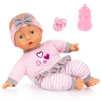 Bayer Design 93003AD Babypuppe, Kuschelpuppe, Spielpuppe, weicher Körper, mit