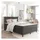 vidaXL Brietta 180 x 200 cm Dunkelgrau
