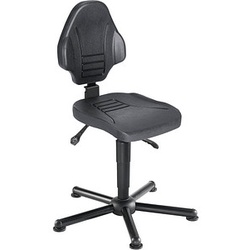 meychair XXL Arbeitsdrehstuhl W13-25-TG-PU schwarz