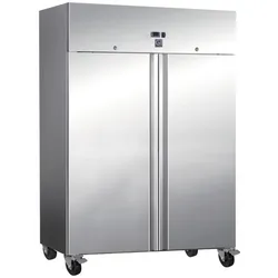 Gastro-Inox GI Edelstahl 1200 Liter Kühlschrank statische Kühlung mit Ventilator