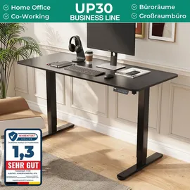 Albatros LIFT N3B, schwarz Elektrisch mit Motor, - Stufenlos Höhenverstellbares Schreibtischgestell /