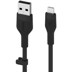 Belkin Flex Lightning/USB-A 1m mfi zert., schwarz  CAA008bt1MBK