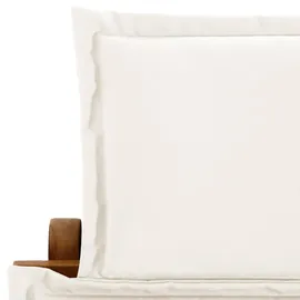 vidaXL Sonnenliege 95 x 60 x 24 cm Cremeweiß