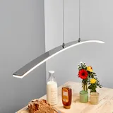 LUCANDE LED-Pendelleuchte Lorian, 99 cm, chrom, Metall