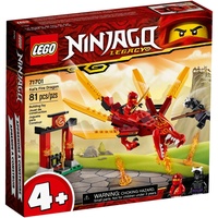 LEGO® Konstruktionsspielsteine LEGO® NINJAGO® 71701 Kais Feuerdrache, (81 St)
