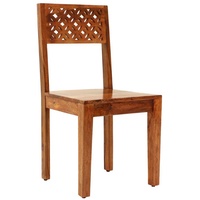 Indischesmoebelhausde Stuhl Mira aus indischem Sheesham-Massivholz