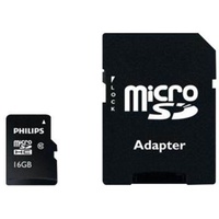 Philips R80/W20 microSDHC 16GB Kit, UHS-I U1, A1, Class
