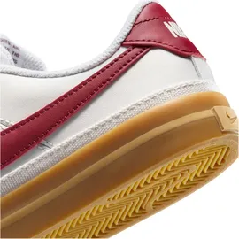 Nike Court Legacy Kinder Weiß/Team Red/Gum Yellow 39