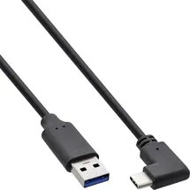 InLine USB-C auf USB-A 0,5 m Schwarz