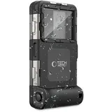 techprotect Gehäuse Wasserdichte Hülle IPX8 Smartphones 4,7-6,7 Zoll in Schwarz