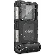 techprotect Wasserdichte Hülle IPX8 für Smartphones 4,7-6,7 Zoll schwarz