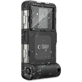 techprotect Wasserdichte Hülle IPX8 für Smartphones 4,7-6,7 Zoll schwarz