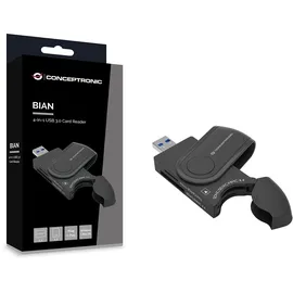 Conceptronic BIAN04B 4-in-1 Kartenleser USB 3.0