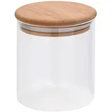 vidaXL Vorratsgläser mit Bambusdeckel 10 Stk. 600 ml - Transparent