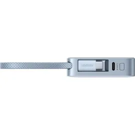 UGREEN PB773 MagFlow 10.000mAh 25W Magnetic Wireless Powerbank Qi2 integriertes 30W USB-C Schnellladekabel MagSafe-kompatibel silbe (65958B)