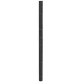 vidaXL Unkrautvlies Schwarz 2x25 m PP