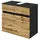 Held Waschbeckenunterschrank Lucca 60 x 55 x 35 cm Braun