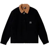 QUIKSILVER - Kid's DNA Sherpa Harrington Jacket - Freizeitjacke Gr XS - 8 Years schwarz