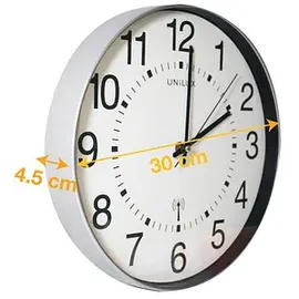 Unilux Wave 30,0 cm 400094562 grau