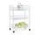 Zeller Rollwagen Mesh 62,5 cm x 26 cm x 44 cm Weiß