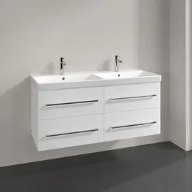 Villeroy & Boch Waschtischunterschrank 4 Auszüge 118 x 51,4 x 48 cm Weiß