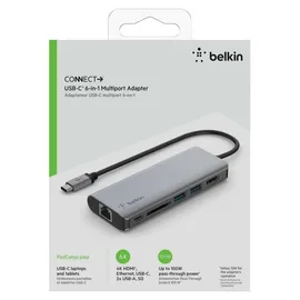 Belkin 6-in-1 USB-C Multiport Adapter