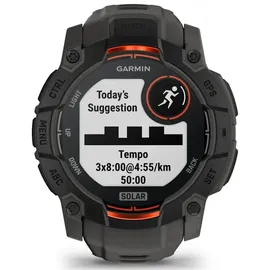 Garmin Instinct 3 Solar 50 mm Schwarz / Kohle