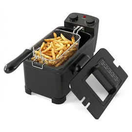 Costway Fritteuse 2000W schwarz
