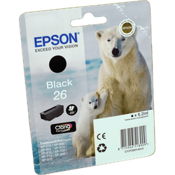 Epson Tinte C13T26014012 Black 26  schwarz