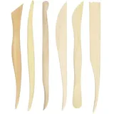 Creativ Company Modellierholz-Set, L 15 cm, 6 Stk