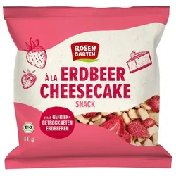 Rosengarten Erdbeer Cheesecake Snack bio